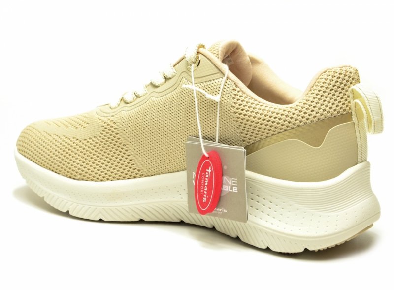 Sneakersy 40 TAMARIS 83728 półbuty sportowe beżowe duo-tex beż