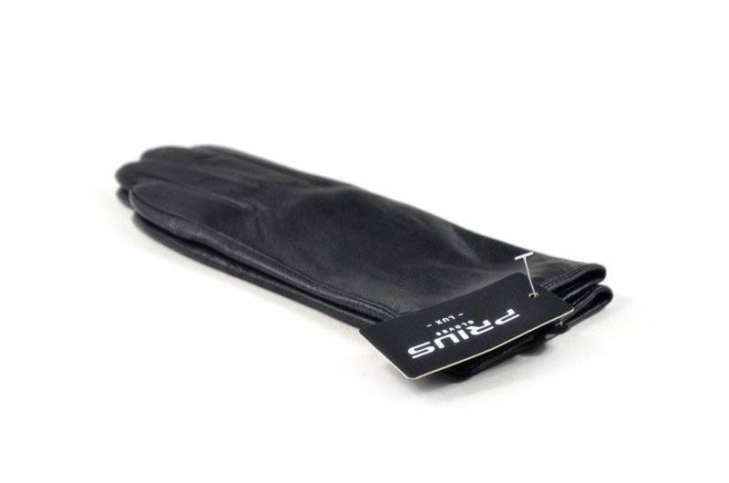 Rękawiczki damskie 6,5 PRIUS skóra S czarne