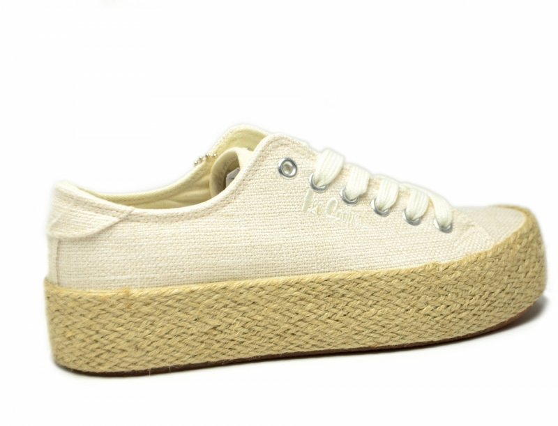 Półbuty espadryle 39 trampki LEE COOPER białe 3284 kremowe