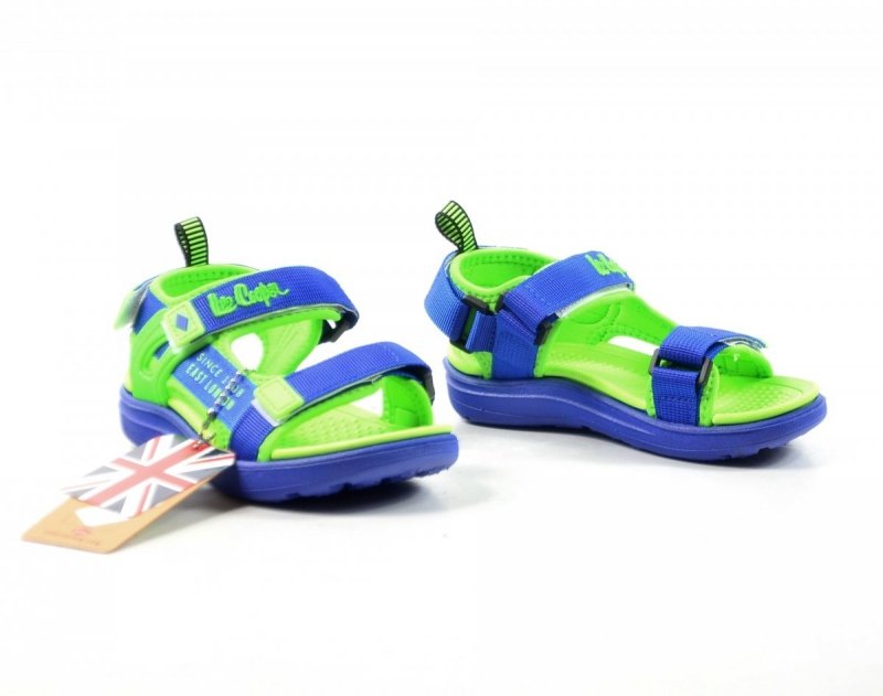 Sandałki dziecięce 34 LEE COOPER niebieskie zielone