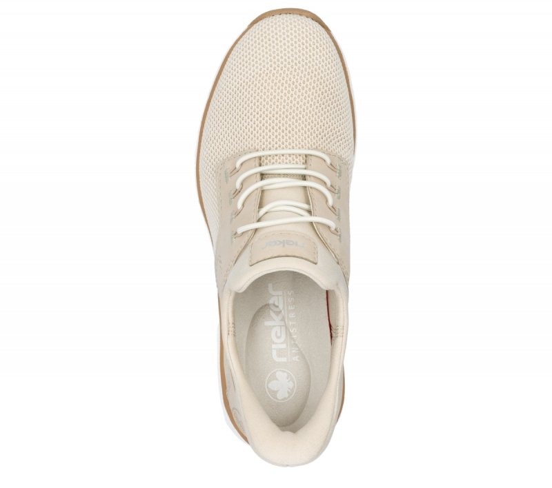 Półbuty sneakersy 37 RIEKER M5665 beżowe beż damskie
