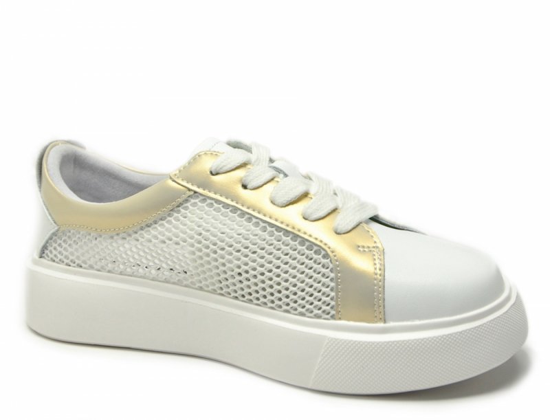 Półbuty sneakersy skóra 41 białe SOKOLSKI 210 skórzane