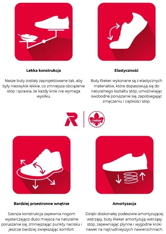 Półbuty sneakersy 38 RIEKER L3254 białe złote damskie żurowane