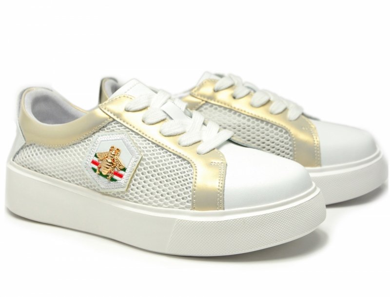 Półbuty sneakersy skóra 39 białe SOKOLSKI 210 skórzane