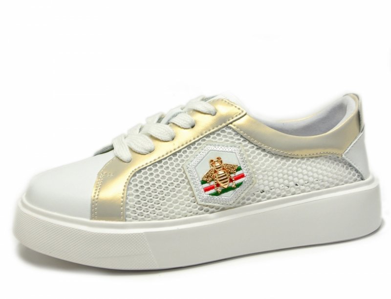 Półbuty sneakersy skóra 39 białe SOKOLSKI 210 skórzane