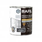 Rafil Na Rdzę 0,75L SZARY GRAFIT-OWY RAL7024 PÓŁMAT farba szybkoschnąca antykorozyjna gruntoemalia do stali żeliwa