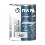 Rafil Chlorokauczuk 5L Szary Jasny RAL7035 szara farba metalu betonu emalia chlorokauczukowa 