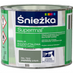 Śnieżka Olejna POPIELATY RAL7023 szara 0,2L Supermal farba olejno-ftalowa drewna metalu emalia połysk