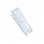 Opaski zaciskowe trytki 3,6x200mm BIAŁE zip-y 100 szt. kablowe do kabli nylonowe
