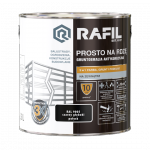Rafil Na Rdzę 2,5L CZARNY RAL9005 POŁYSK farba szybkoschnąca antykorozyjna gruntoemalia do stali żeliwa