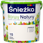 Śnieżka Barwy Natury 2,5L Różowa Magnolia 113 mat farba do wnętrz ścian sufitów emulsja