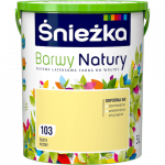Śnieżka Barwy Natury 5L Złote Kłosy 103 mat farba do wnętrz ścian sufitów emulsja