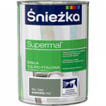 Śnieżka Olejna POPIELATY MAT RAL7023 szara 0,8L Supermal farba olejno-ftalowa drewna metalu emalia