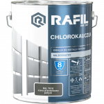 Rafil Chlorokauczuk 10L Szary Plandekowy RAL7010 szara farba metalu betonu emalia chlorokauczukowa