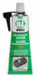 BOLL Silikon Wysokotemperaturowy 80ml CZARNY Bezoctanowy do 350 st. elastyczna