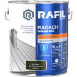 Radach 10L Zielony Ciemny RAL6007 PÓŁMAT farba na dach Rafil ocynk stal aluminium 