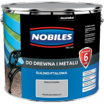 Nobiles olejna 10L POPIELATY szary Ftalonal farba olejno-ftalowa drewna metalu betonu emalia