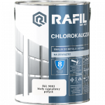 Rafil Chlorokauczuk 5L Biały Sygnałowy RAL9003 biała farba metalu betonu emalia chlorokauczukowa 