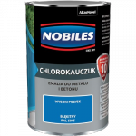 Chlorokauczuk 0,9L BŁĘKITNY RAL5015 Nobiles farba metalu betonu emalia stali żeliwa