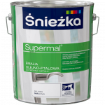 Śnieżka Olejna BIAŁY RAL9003 biała 10L Supermal farba olejno-ftalowa drewna metalu emalia połysk