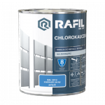 Rafil Chlorokauczuk 0,75L Niebieski Jasny RAL5012 niebieska farba metalu betonu emalia chlorokauczukowa