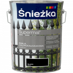 Śnieżka Chlorokauczuk CZARNY RAL9005 5L farba emalia chlorokauczukowa Supermal czarna