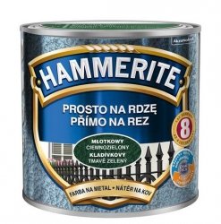 Hammerite Na Rdzę 0,25L CIEMNO-ZIELONY MŁOTKOWY hamerite farba