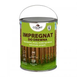 Colorit Impregnat Szybkoschnący 4,5L DĄB CIEMNY drewna do Ochronny wodny płotów altanek