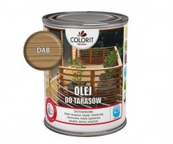 Colorit Olej Do Drewna Tarasów 0,75L DĄB 750ml