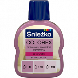 Śnieżka Colorex Pigment 100ml wrzosowy 54 barwnik do farby barwienia kolorowania