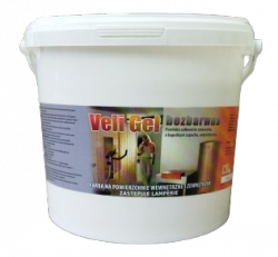 Farba do ścian lamperyjna BEZBARWNA 4kg Veli Gel lakier ekolamperia