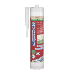 Silikon Sanitarny do Kuchni Łazienki 132 BEŻ 310ml Mapesil AC Mapei do wewnątrz i na zewnątrz
