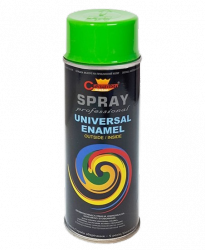 Spray Uniwersalny RAL6018 ZIELONY JASNY 400ml emalia Champion do metalu plastiku drewna gipsu