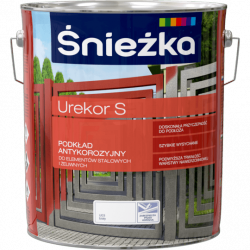 Śnieżka Urekor S 10L BIAŁY unikor minia podkład antykorozyjny farba biała przeciw rdzy