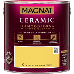 MAGNAT Ceramic 2,5L C17 Miodowy Amber ceramik ceramiczna farba do wnętrz plamoodporna