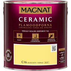 MAGNAT Ceramic 2,5L C16 Złocisty Topaz ceramik ceramiczna farba do wnętrz plamoodporna