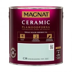 MAGNAT Ceramic 2,5L C38 Szmaragdowa Toń ceramik ceramiczna farba do wnętrz plamoodporna