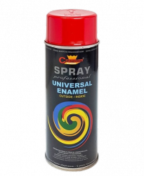 Spray Uniwersalny RAL3020 CZERWONY JASNY 400ml emalia Champion do metalu plastiku drewna gipsu