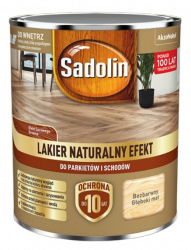 Sadolin Lakier Naturalny Efekt MAT-OWY 0,7L do parkietów podłóg schodów szybkoschnący wodny drewna głęboki