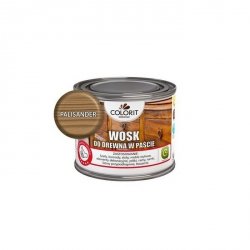 Colorit Wosk do drewna w paście 0,5L PALISANDER naturalne woski pszczele Carnauba Kredowa