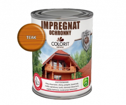 Colorit Impregnat Szybkoschnący 0,75L TEAK TIK TEK drewna do Ochronny wodny płotów altanek