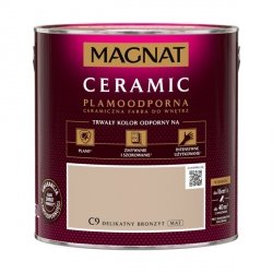 MAGNAT Ceramic 2,5L C9 Delikatny Bronzyt ceramik ceramiczna farba do wnętrz plamoodporna