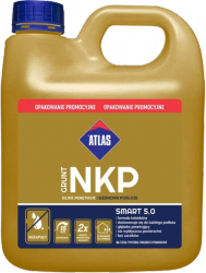 Atlas Grunt NKP 2kg emulsja mleczko do gruntowania szybkoschnący głęboko penetrujący żelowy nie kapie
