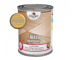 Colorit Olej Do Podłóg 0,75L BEZBARWNY Drewna Schodów Parkietów Wewnętrzny 750ml 