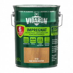 Vidaron Impregnat 4,5L V18 Dąb Winchester do drewna powłokotwórczy ochronny ogrodzeń altan elewacji ochronny