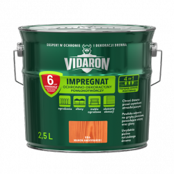 Vidaron Impregnat 2,5L V06 Mahoń Amerykański do drewna powłokotwórczy ochronny ogrodzeń altan elewacji ochronny