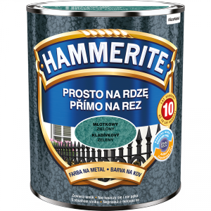 Hammerite Na Rdzę 0,7L ZIELONY MŁOTKOWY hamerite farba szybkoschnąca antykorozyjna gruntoemalia