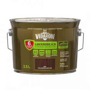 Vidaron Lakierobejca 2,5L L09 Palisander Indyjski do drewna ochronno-dekoracyjna połysk