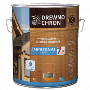 Drewnochron TIK 9L Impregnat Extra do drewna powłokotwórczy płotów altan elewacji 