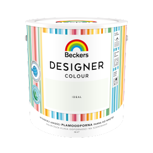 Beckers 2,5L IDEAL Designer Colour farba lateksowa mat-owa do ścian sufitów